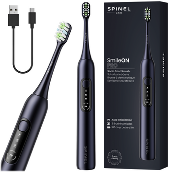 Szczoteczka SPINEL CARE SmileOn Pro Black