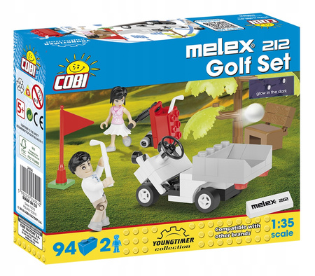KLOCKI COBI WÓZEK GOLFOWY MELEX 212 Golf Set