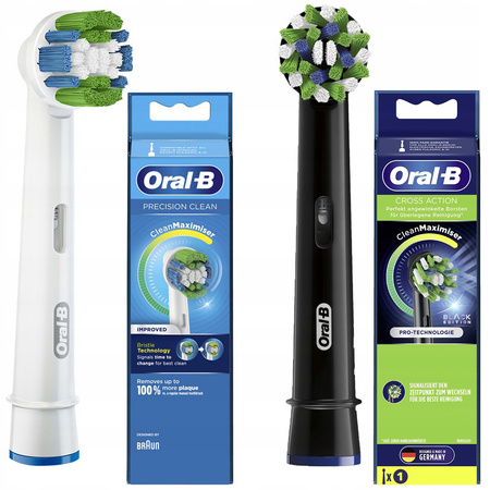 Końcówka Oral-B Precision Clean EB20RB Clean Maximizer+Cross Action EB50BK CZARNA