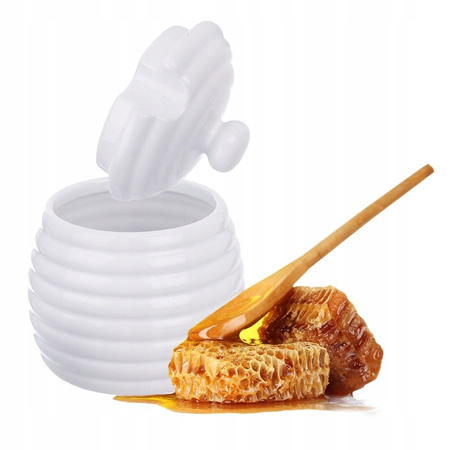 Pojemnik na miód z łyżką WHITELINE 340ml