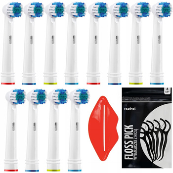 12x KOŃCÓWKI DO SZCZOTECZKI ORAL-B PRECISION CLEAN