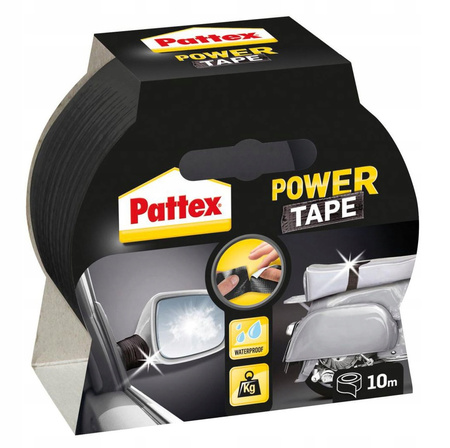 Taśma Pattex Power Tape - czarna 48 mm x 10 m