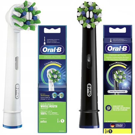 Końcówka Oral-B CrossAction EB50AB+ Cross Action EB50BK CZARNA