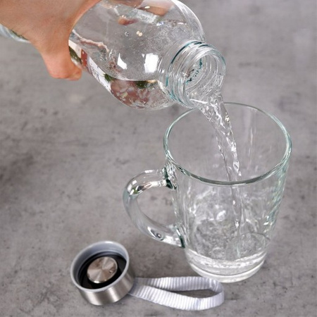 Butelka szklana na wodę 600ml