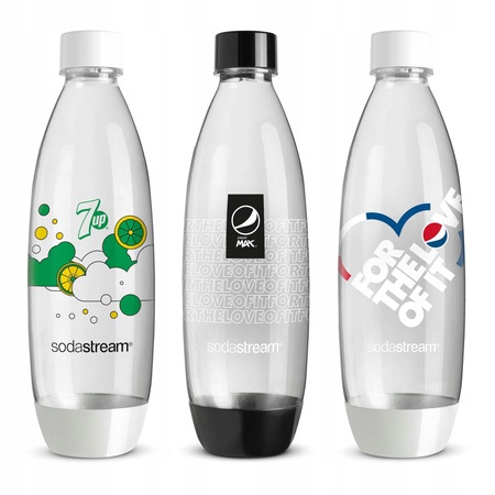 Saturator SodaStream Terra White + 3 butelki