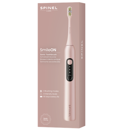 Szczoteczka SpinelCare SmileOn Pink + etui różowe