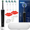 Oral-B Vitality Pro D103 Protect X Clean (Cross Action Black) + 4 zam. precision + etui białe + 2x wyciskacz