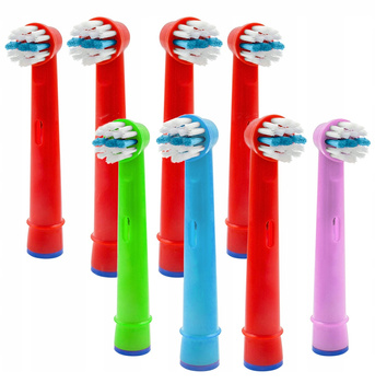Końcówka zamiennik Kids Soft Bristles EB-10A Color x4 + Red x4
