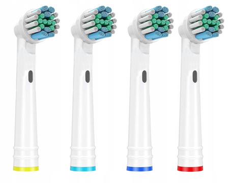 Końcówki zamiennik Oral-b 3D White x4 + Precision x4