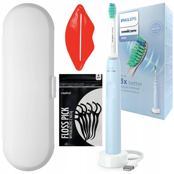 Szczoteczka Philips HX3651/12 niebieska + etui białe