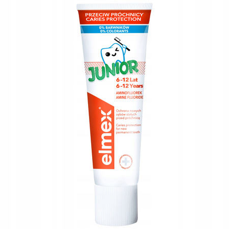 PASTA ELMEX JUNIOR 75ML 6-12 LAT