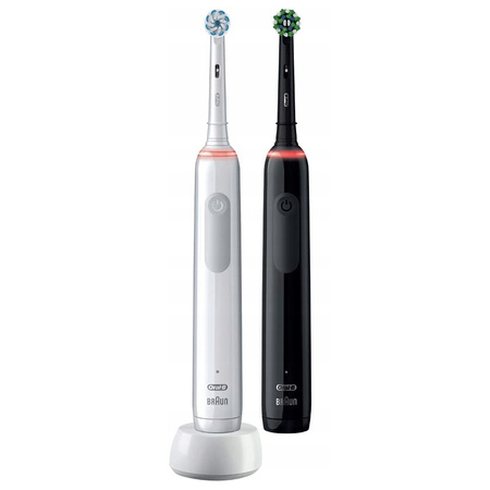 Szczoteczka Oral-B Pro 3 3900 Czarna+Biała Dwupak