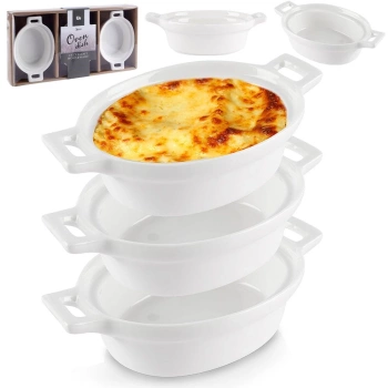 Miseczki do zapiekania 120ml 3szt (owalne)