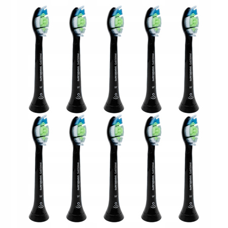 10x ORYGINALNA KOŃCÓWKA SZCZOTECZKI PHILIPS DIAMOND CLEAN BLACK HX6064/11