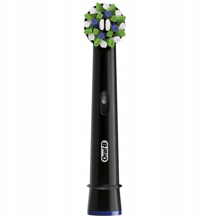 4x KOŃCÓWKI ORAL-B CROSS ACTION EB50 BLACK CZARNA