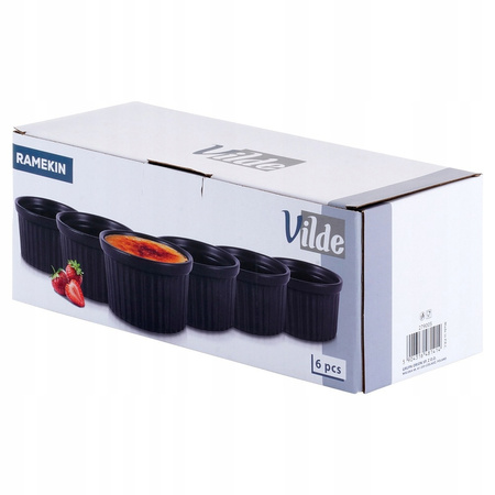 Miseczki żaroodporne do zapiekania 260ml 6szt.