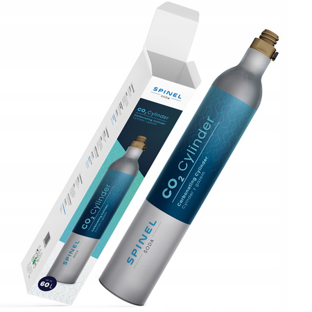 Nabój CO2 Spinel Soda standardowy niebieski do SodaStream