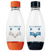 Butelki SodaStream Fuse Little Heroes 2x0,5L - Koralowa i niebieska