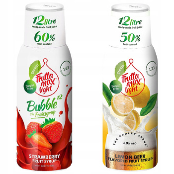 SYROPY FRUTTAMAX TRUSKAWKA LIGHT RADLER CYTRYNOWY