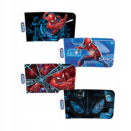 Szczoteczka Oral-B Vitality Spiderman + etui + 4 końcówki zamienniki + gratisy