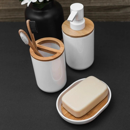 Podstawka pod mydło PS/bambus 13x8x2cm