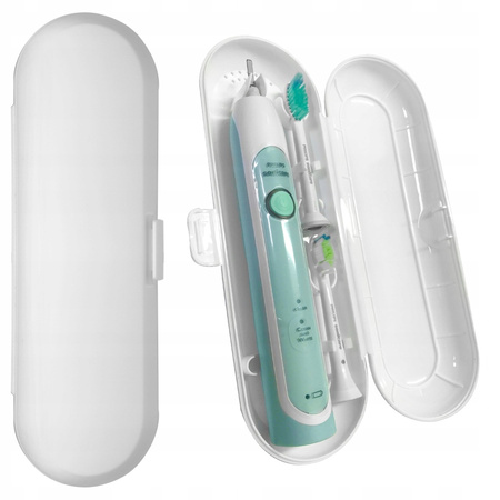 Etui Podróżne Na Szczoteczki Philips Sonicare Oral-B Uniwersalne Białe