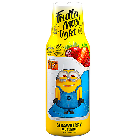 Syrop FruttaMax MINIONKI TRUSKAWKA LIGHT 500ml