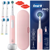 Szczoteczka Oral-B Pro 1 Pink + etui końcówki wyciskacz