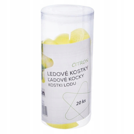 Kostki lodowe wielorazowe CYTRYNY 20szt.