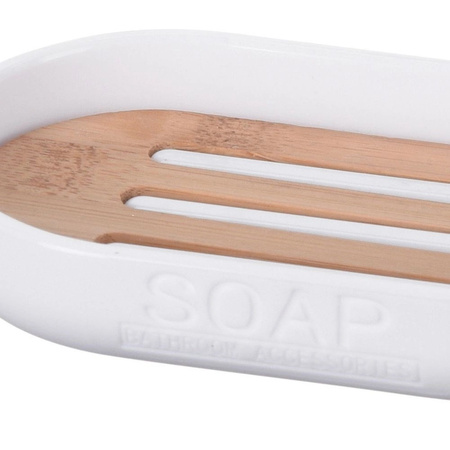 Podstawka pod mydło PS/bambus 13x8x2cm