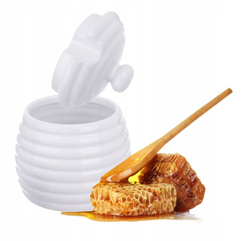 Pojemnik na miód z łyżką WHITELINE 340ml