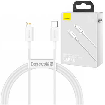 BASEUS Kabel USB-C Lightning do iPhone Power Delivery 20W CATLYS-A02