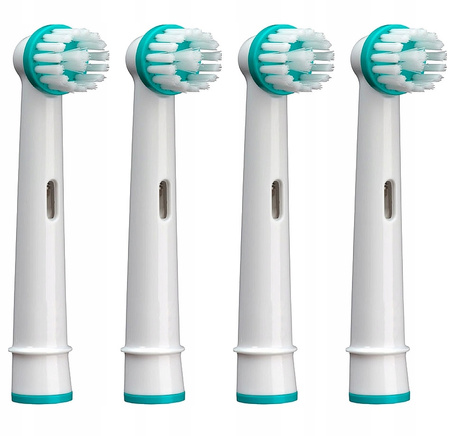 12 KOŃCÓWEK DO SZCZOTECZKI ORAL-B ORTODONTYCZNE