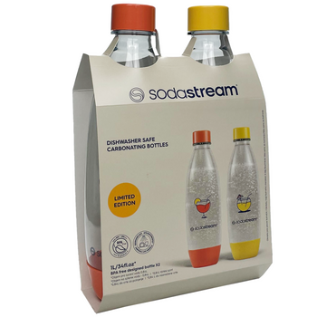 Butelki Sodastream FUSE 2pack 1L żółta/pomarańczowa