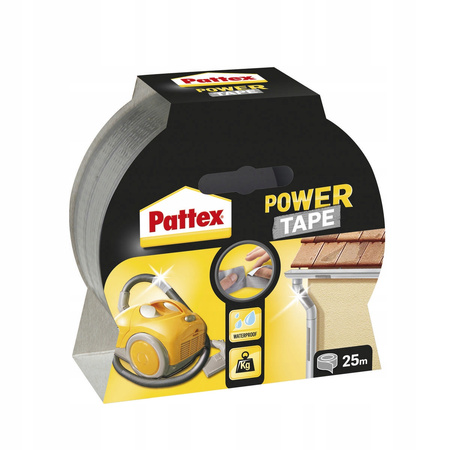 Taśma Pattex Power Tape - srebrna 48 mm x 25 m