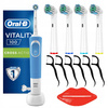 Oral-B Vitality 100 Niebieska + 4 końcówki prec.