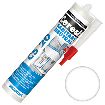 Silikon sanitarny CERESIT CS20 Neutralny biały
