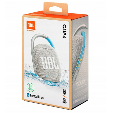 Przenośny głośnik JBL CLIP 4 Eco White