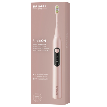 Szczoteczka SpinelCare SmileOn Pink + wykałaczki