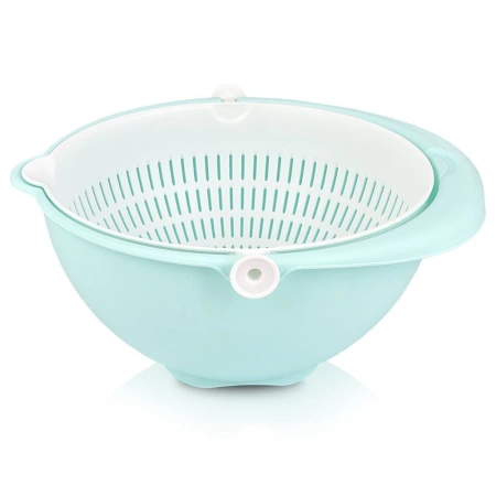 Cedzak obrotowy z miską 25cm