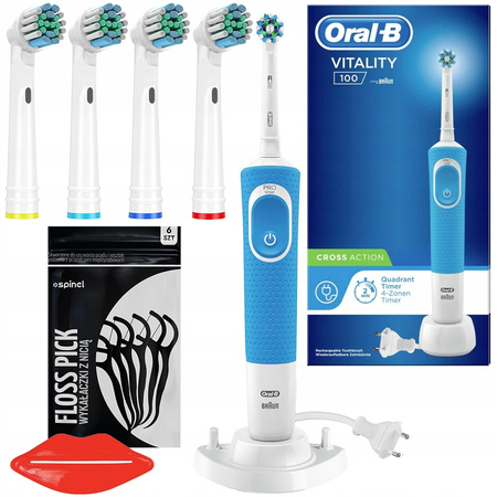 SZCZOTECZKA ELEKTRYCZNA ORAL-B VITALITY 100 ZESTAW