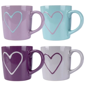 Kubki ceramiczne 600ml 4szt.