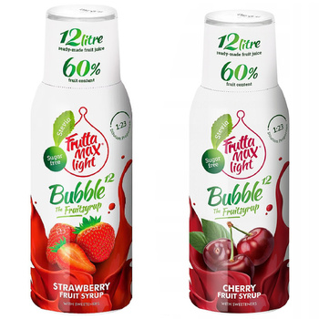 SYROPY FRUTTAMAX TRUSKAWKA LIGHT WIŚNIA LIGHT 12 L