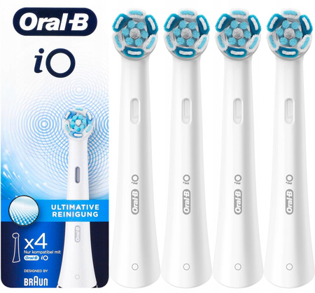 4x Końcówka Oral-B iO ULTIMATE CLEAN White