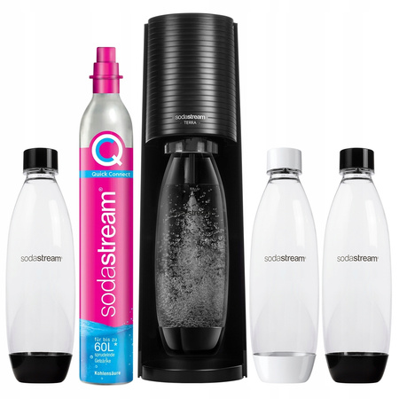 SATURATOR SODASTREAM TERRA ZESTAW Z BUTELKIAMI