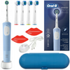 Szczoteczka Oral-B Vitality Pro D103 Blue + niebieskie etui + 4 końcówki zamienne + 2 wyciskacze