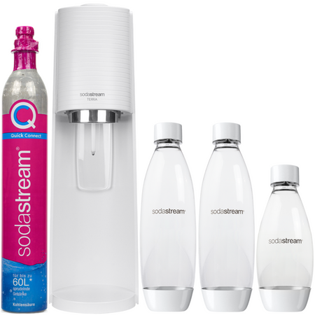 Saturator SodaStream Terra White 3 butelki 0,5L zwykła