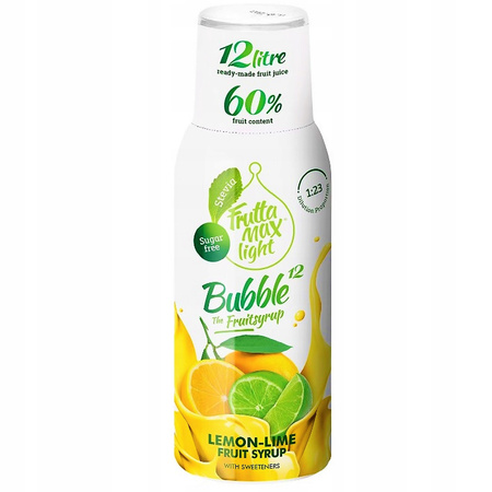 SYROPY FRUTTAMAX CYTRYNA LIMONKA LIGHT KIWI 500 ML