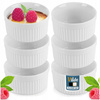 Miseczki żaroodporne do zapiekania 260ml 6szt. WHITE