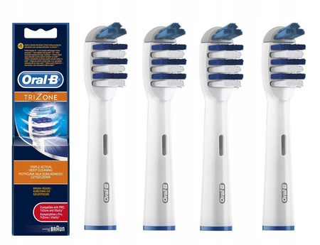 4x 100% ORYGINALNE KOŃCÓWKI ORAL-B TRIZONE